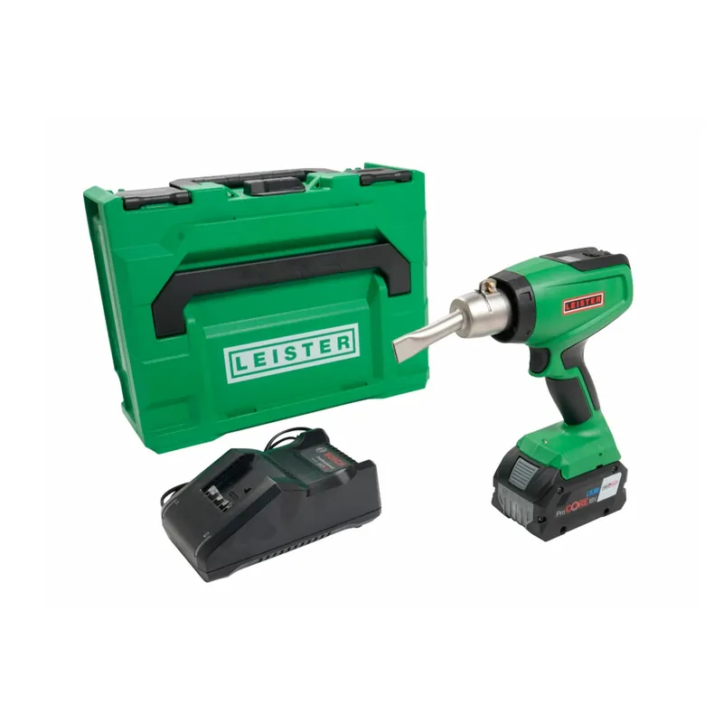 Leister Nexheat 300-A LP 18V kit pistolet à air chaud sans fil (1x 8,0 Ah) dans un coffret