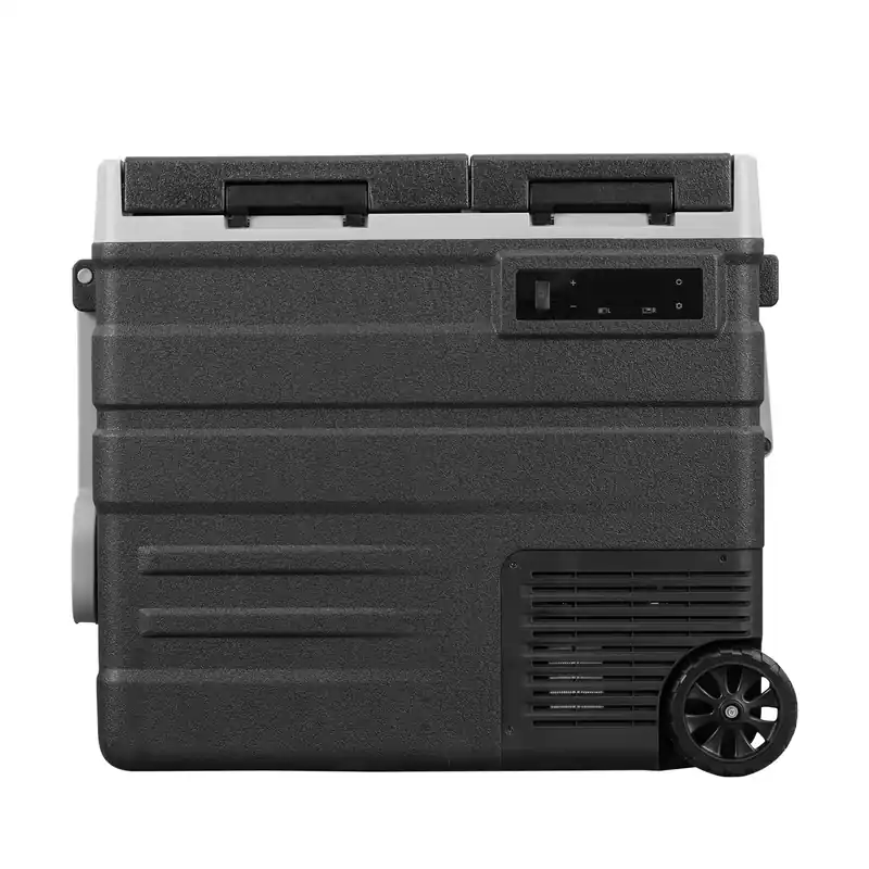 Steamy-E SECUD65 Glacière électrique à compresseur à double zone sur roulettes - 57 L