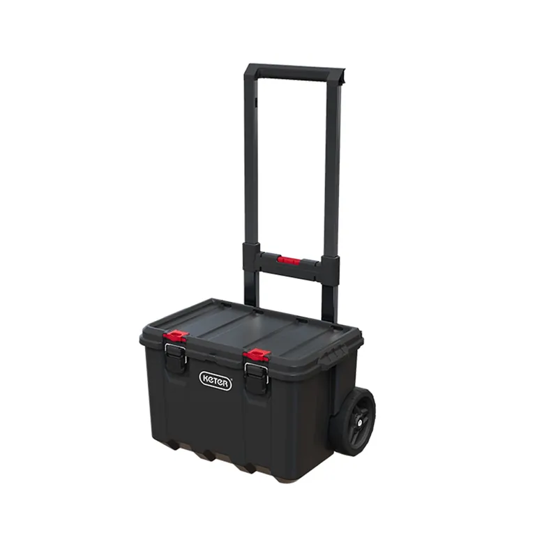 Keter 260728 Stack ‘n Roll Ensemble de coffres à outils mobiles