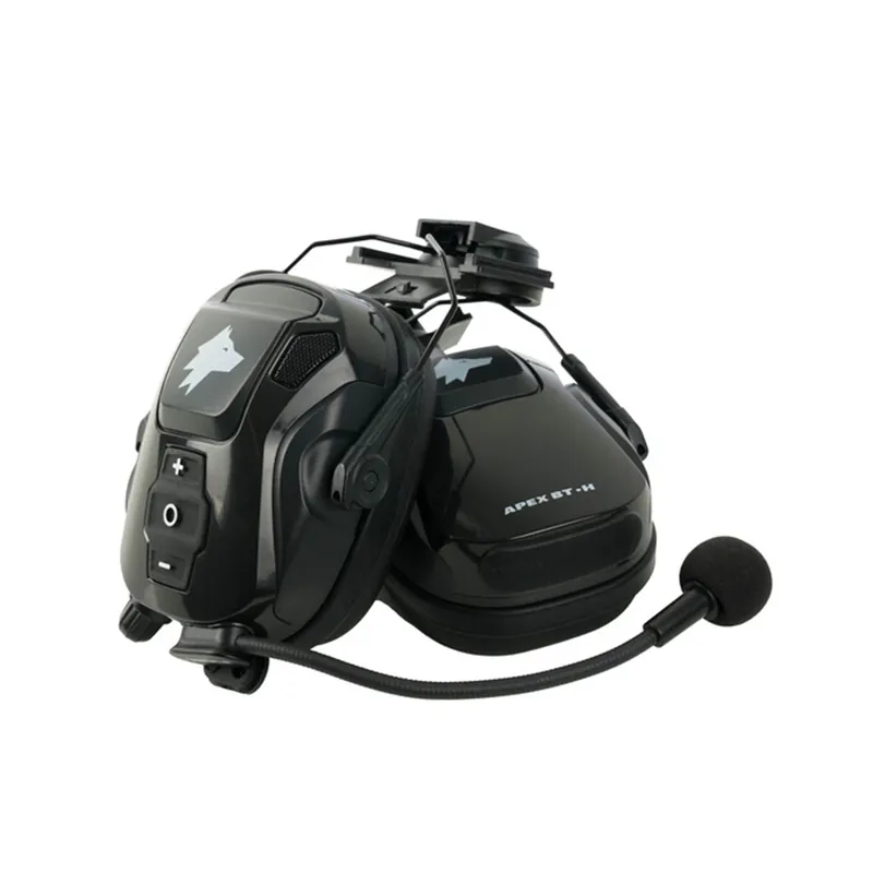 WOLF Apex BT-H Casque antibruit Bluetooth à fixation sur casque avec écoute active