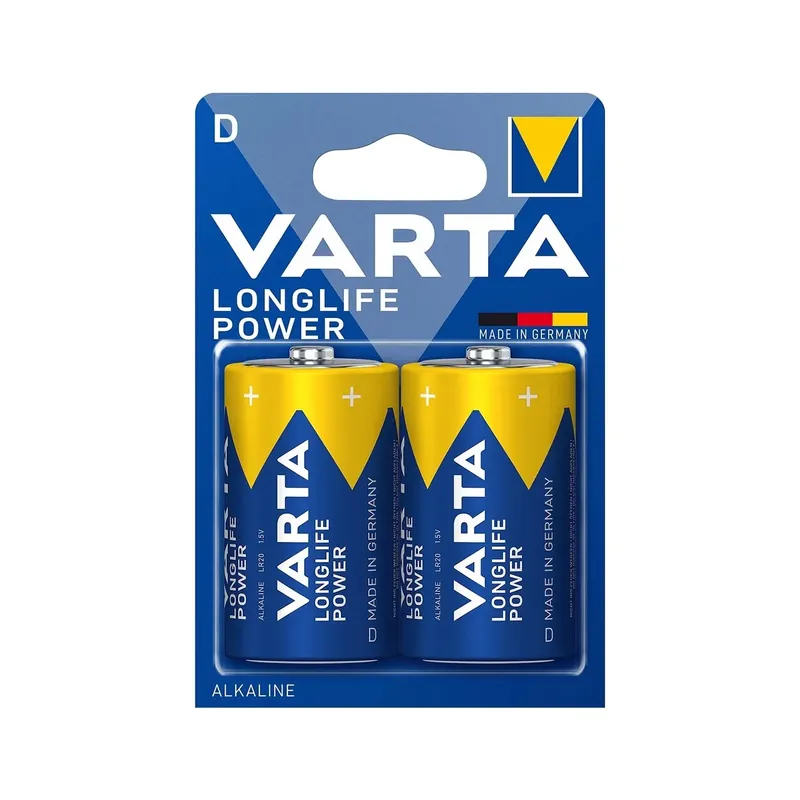 Varta Longlife Power D Piles alcalines - 2 pièces