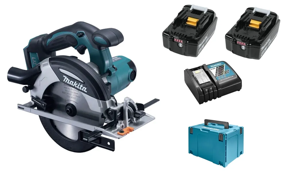 Scie circulaire sans-fil Makita DHS630RMJ - 18V Li-ion - 2 batteries 4,0 ah - MAKPAC - 165 mm