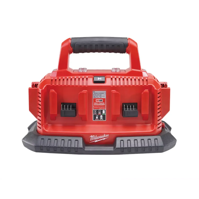 Milwaukee M14-18 C6 14,4 V / 18 V Li-Ion Multichargeur - 6 batteries
