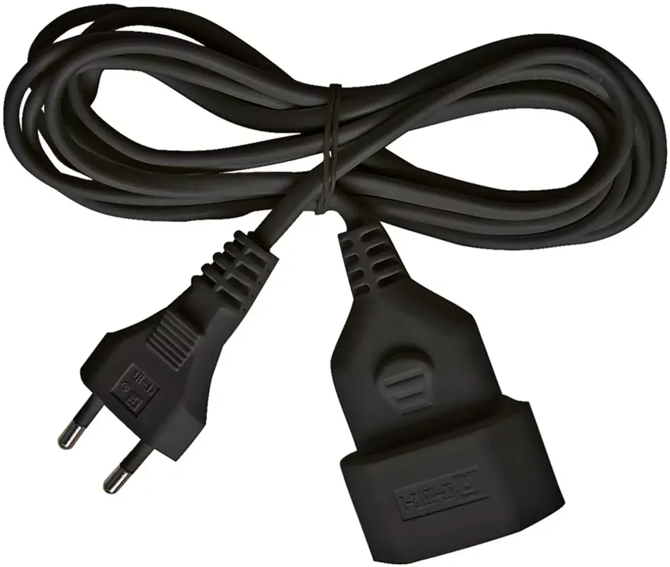 Brennenstuhl 1161790 Rallonge noir - H03VV H2-F 2x0,75 - 3m