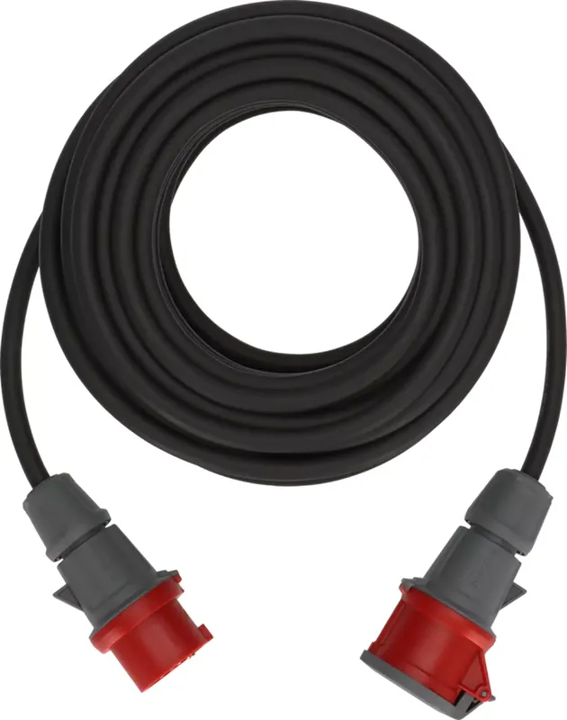 Brennenstuhl 1167720 Rallonge CEE IP44 - H07RN-F 5G2,5 - 5-pôle - 25m