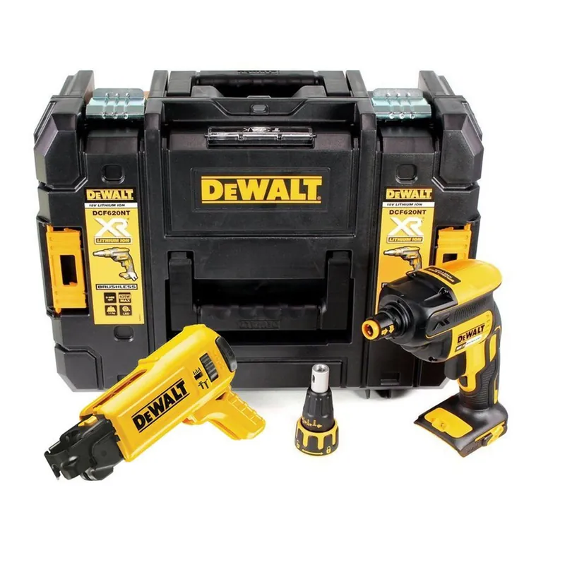 DeWALT DCF620NT Visseuse plaques de plâtre sans fil 18V Li-Ion (machine seule) dans TSTAK - Moteur brushless