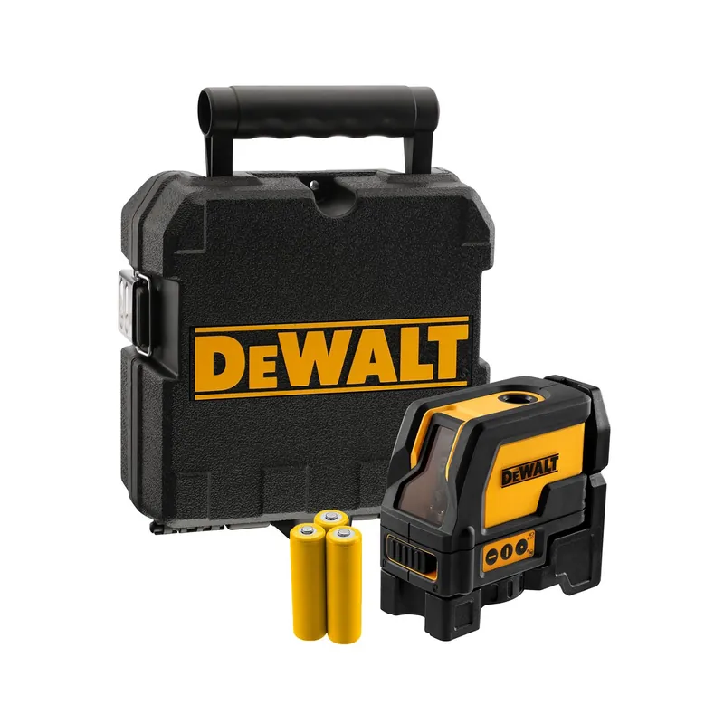 DeWALT DW0822-XJ Laser à lignes croisées dans un coffret - 2 lignes - rouge - 10 m - IP54