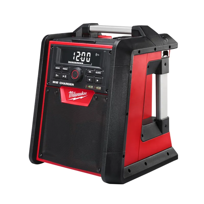 Milwaukee M18 RC-0 Radio de chantier sans fil 18 V Li-Ion avec fonction de recharge - fonctionne sur secteur et batterie