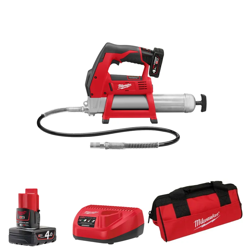 Milwaukee M12 GG-401B Li-ion seringue à graisse - 12V