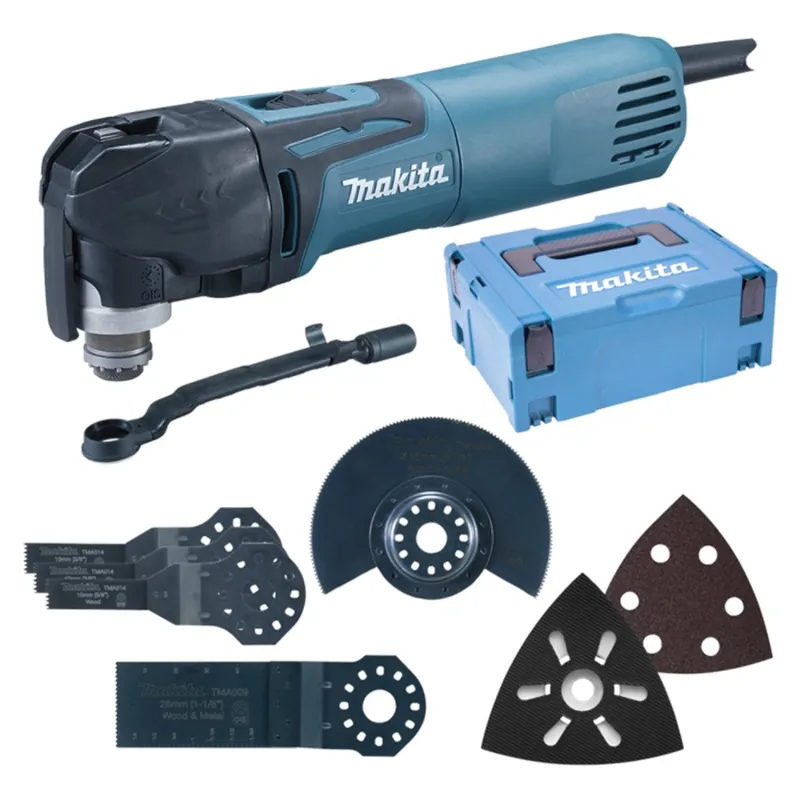 Makita TM3010CX5J - Outil multifonctions 320 W - MAKPAC + d‘accessoires (57pcs)