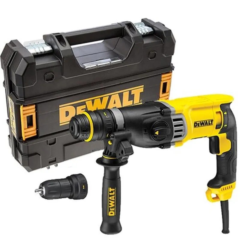 DeWALT D25144K-QS Marteau combiné SDS-plus avec mandrin à serrage rapide dans un coffret - 900 W - 3 J
