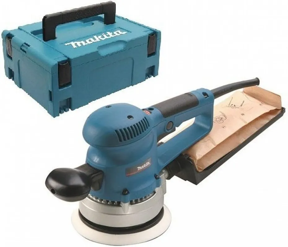 Makita BO6030JX Ponceuse excentrique dans coffret MAKPAC -310W - 150 mm