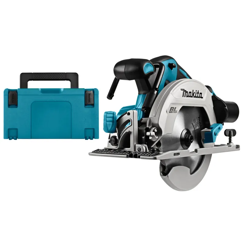 Makita DHS680ZJ -Scie circulaire sans-fil pour gaucher 18V Li-ion - MAKPAC - 165 mm - Brushless - Machine seule