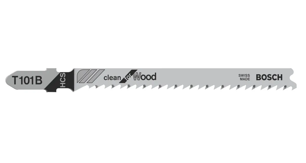 Bosch T101B Lame de scie sauteuse standard pour le bois (5 pièces)