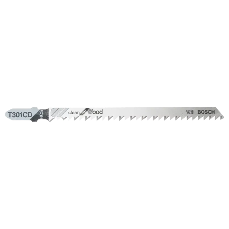 Bosch 2608637590 - Lame de scie sauteuse T301 CD Clean for Wood 5x