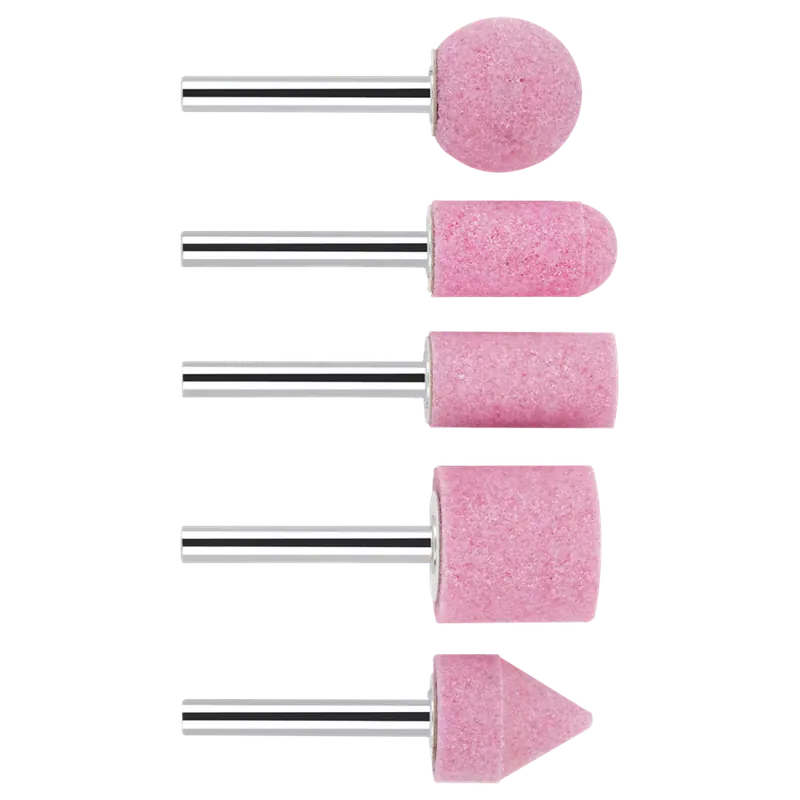 Bosch 1609200286 - Set 5 pièces meule sur tige, Queue de 6 mm ; grain 60 ; 25 ; 15 ; 15 ; 25 ; 20 x 24 ; 30 ; 30 ; 25 ; 25 mm