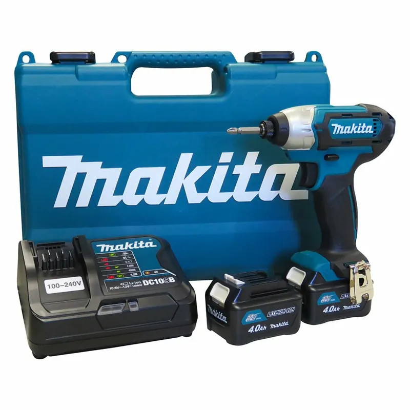 Makita TD110DSME Visseuse à percussion sans-fil - 10,8V Li-ion - 2 batteries 4,0 ah - Coffret
