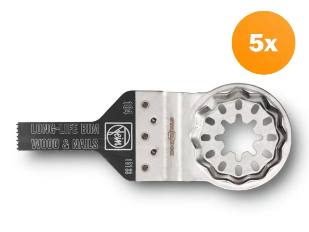 Fein 63502184230 Lame de scie E-Cut Long-Life (5pcs) - SL - 30 x 10mm (184)