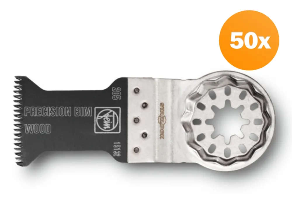 Fein 63502205250 Lame de scie E-Cut Precision BIM (50pcs) - SL - 50 x 35 mm (205)