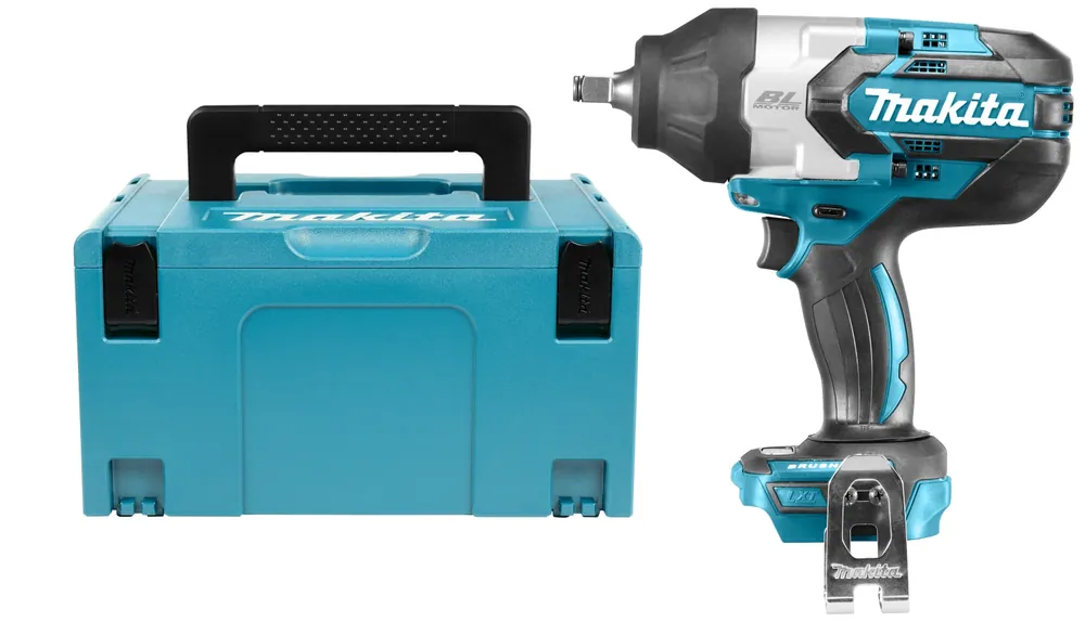 Boulonneuse à chocs sans-fil Makita DTW1002ZJ - 18V Li-ion - MAKPAC - 1050 Nm - 1/2" - Brushless - Machine seule