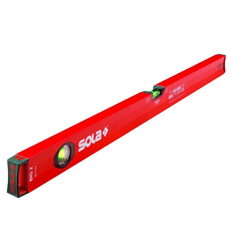 Sola BigX 80 Niveau à bulle - profil en X - 800 mm