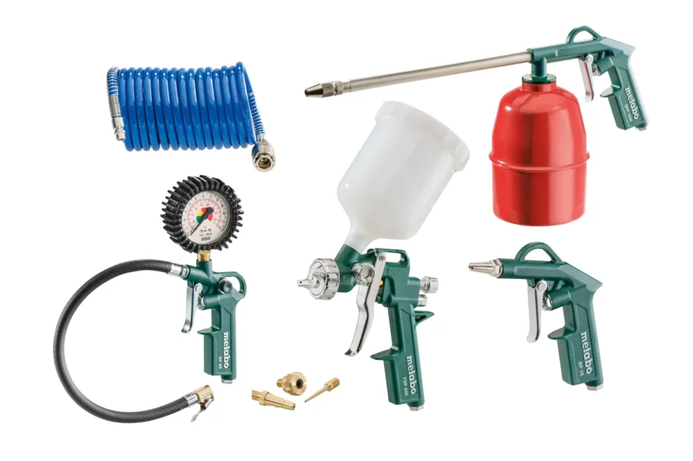 Metabo LPZ 7 Ensemble d‘outils pneumatiques avec embout rapide EURO 1/4"