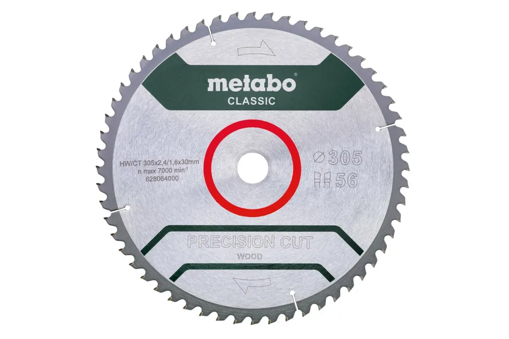 METABO 628064000 Blade de scie circulaire coupée de précision - 305 x 30 x 56t - bois / mdf