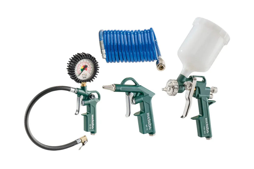 Metabo LPZ 4 Ensemble d‘accessoires pour compresseur - Embout rapide EURO 1/4"