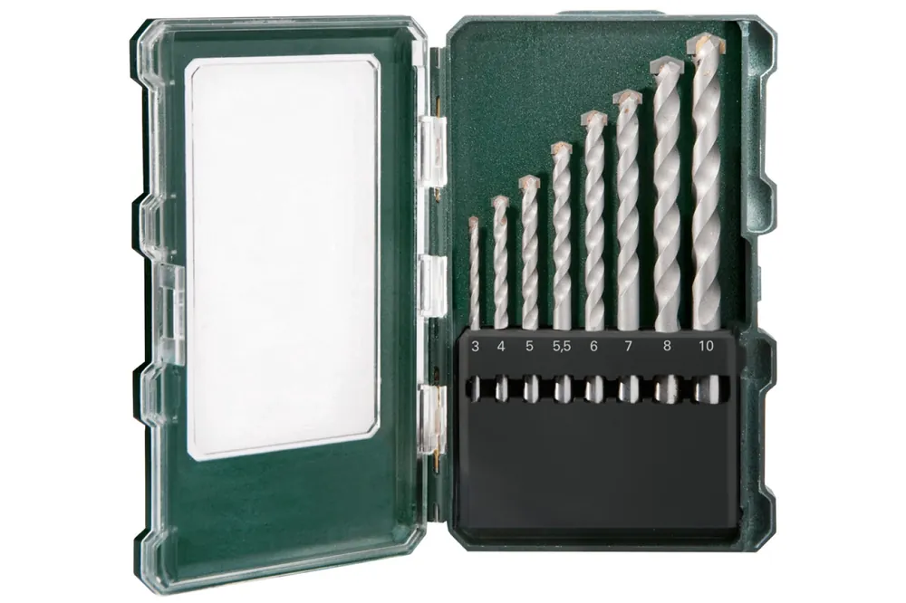 Metabo 626706000 Coffret de forets à pierre 8 pièces dans cassette
