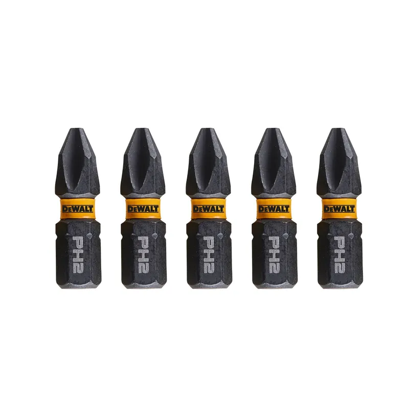 DeWALT DT7994T Embouts de vissage à percussion - PH2 x 25 mm (5 pièces)
