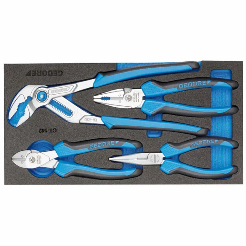 Gedore 1500 CT1-142 - Set de pinces (4pcs)
