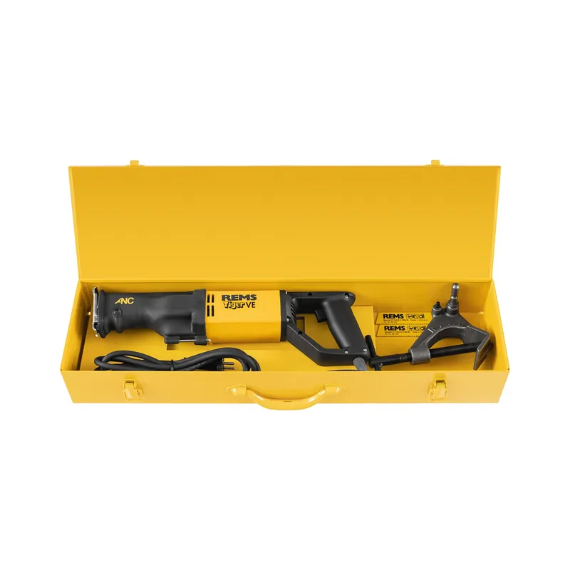 Rems Tiger ANC VE Set Scie Saber avec support de guidage dans un boîtier en acier - 1050W