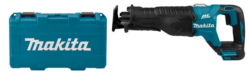 Scie sabre sans-fil Makita DJR187ZK - 18V Li-ion - Coffret - Changement rapide - Variable - Brushless - Machine seule