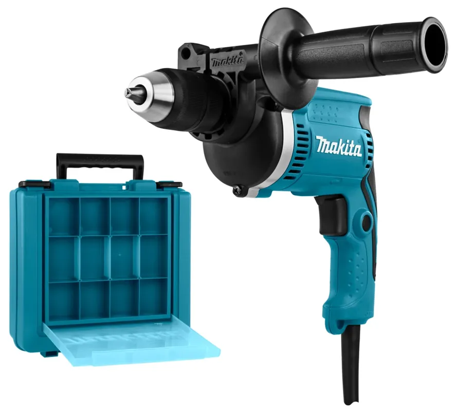 Makita HP1631K Perceuse à Percussion - dans coffret - 710W