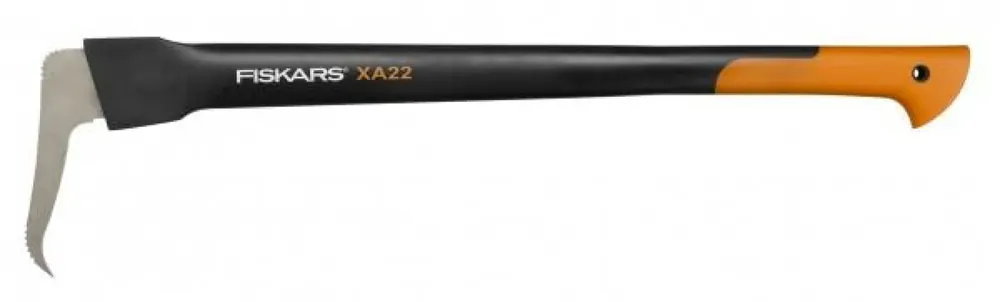 Fiskars - Sapie à long manche - 78 cm - acier trempé/ en fibre de verre - Étui de rangement et de transport inclus - WoodXpert - XA22