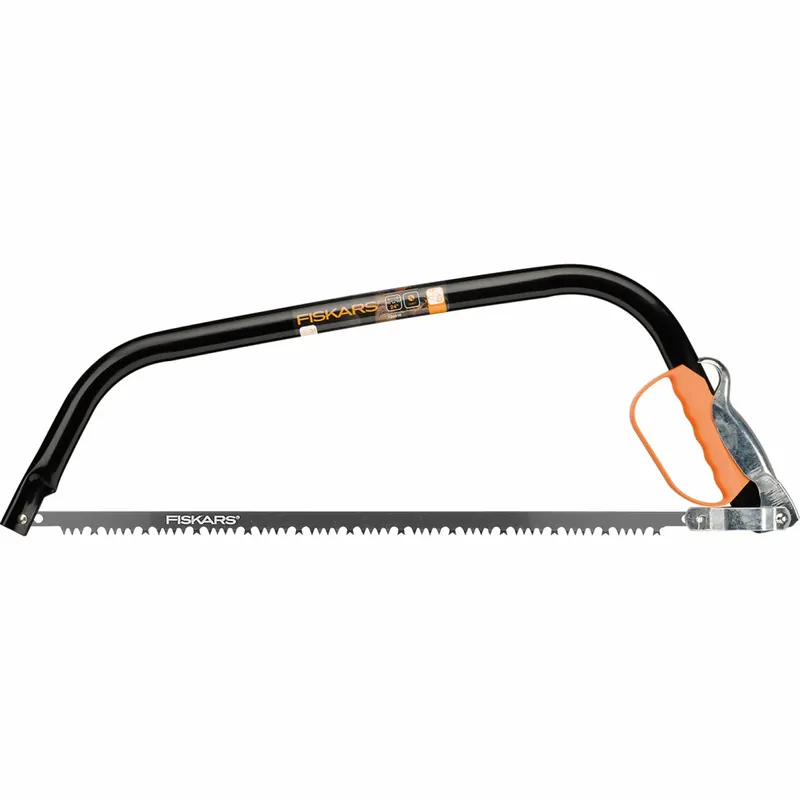 Fiskars - Scie à bûches pour bois vert - Lame fixe - 70 cm (24") - Protège - plastique inclus - Acier