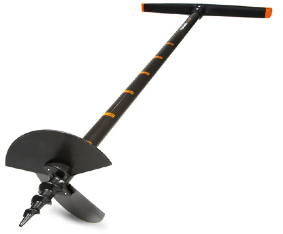Fiskars - Tarière manuelle graduée - Trous jusqu‘à 20 cm de diamètre - QuikDrill - Taille L