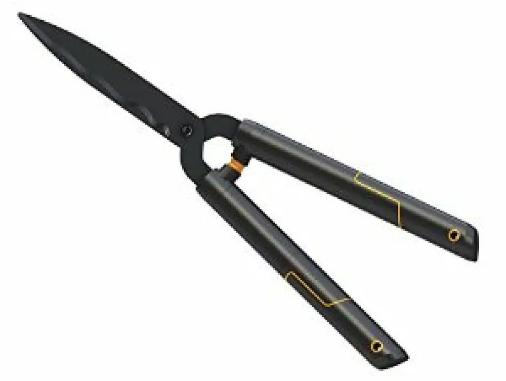 Fiskars - Cisaille à haie SingleStep - Lame ondulée - Acier - 58 cm mat - HS22