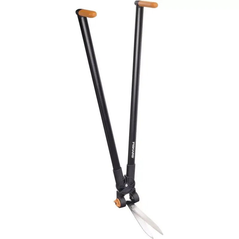 Fiskars - Cisaille à levier multifonctions pour haies & gazon - 2,5 m - PowerLever - GS53