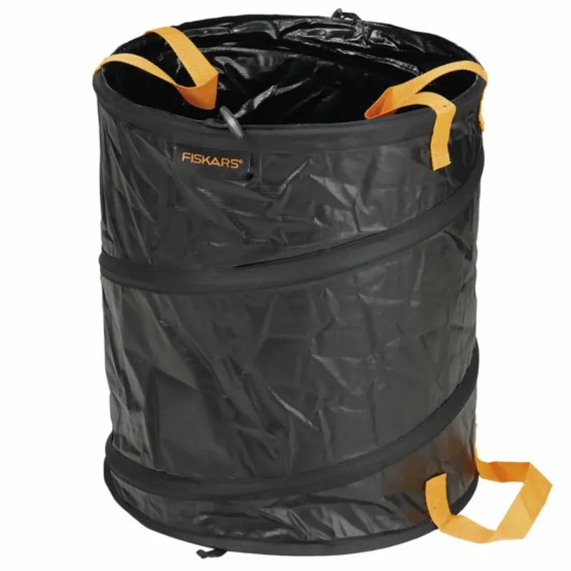 Fiskars - Sac à végétaux pliable avec poignées - 56 litres - Solid