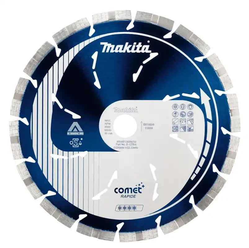 Disque Diamant Makita B-12778 - 125 x 22,23/20 mm - Béton - Pierre