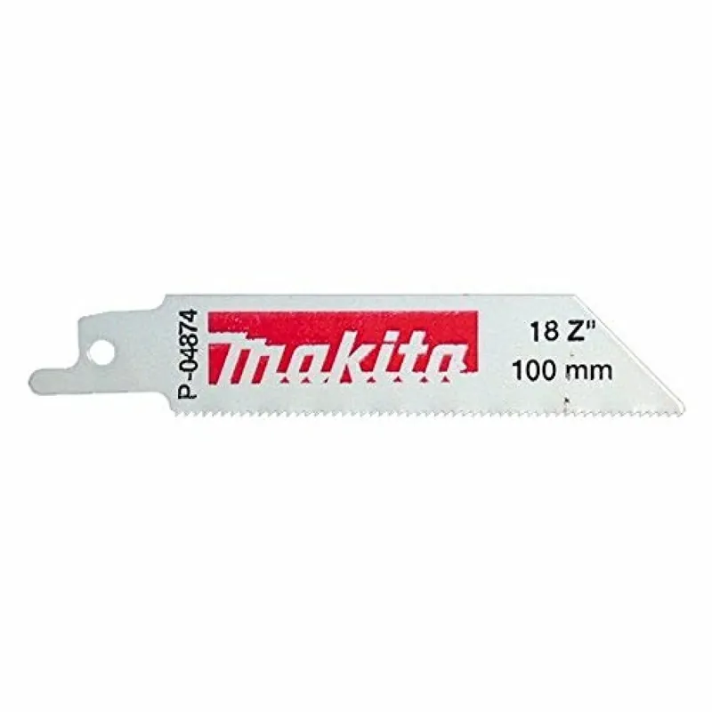Makita P -04874 Lame de scie sabre - 100 x 1,4 mm - en acier inoxydable / métal (5 pcs)