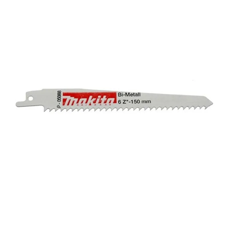 Makita P -05088 Lame de scie sabre - 130 x 4,2 mm - bois / plastique (5 pcs)