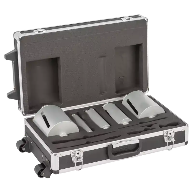 Bosch 2608587007 - Set 5 pièces couronne de forage à sec diamantées G 1/2", 38; 52; 65; 117; 127 mm, 150 x 7 mm
