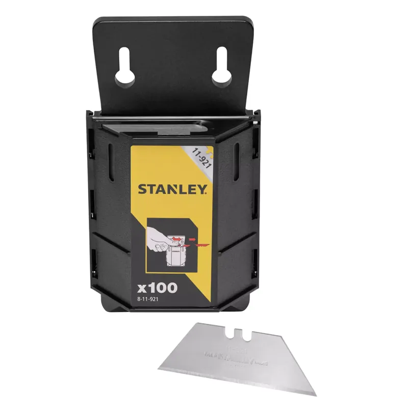 Stanley 8-11-921 - Lames de Couteau 1992 sans trous - 100 pcs/distributeur