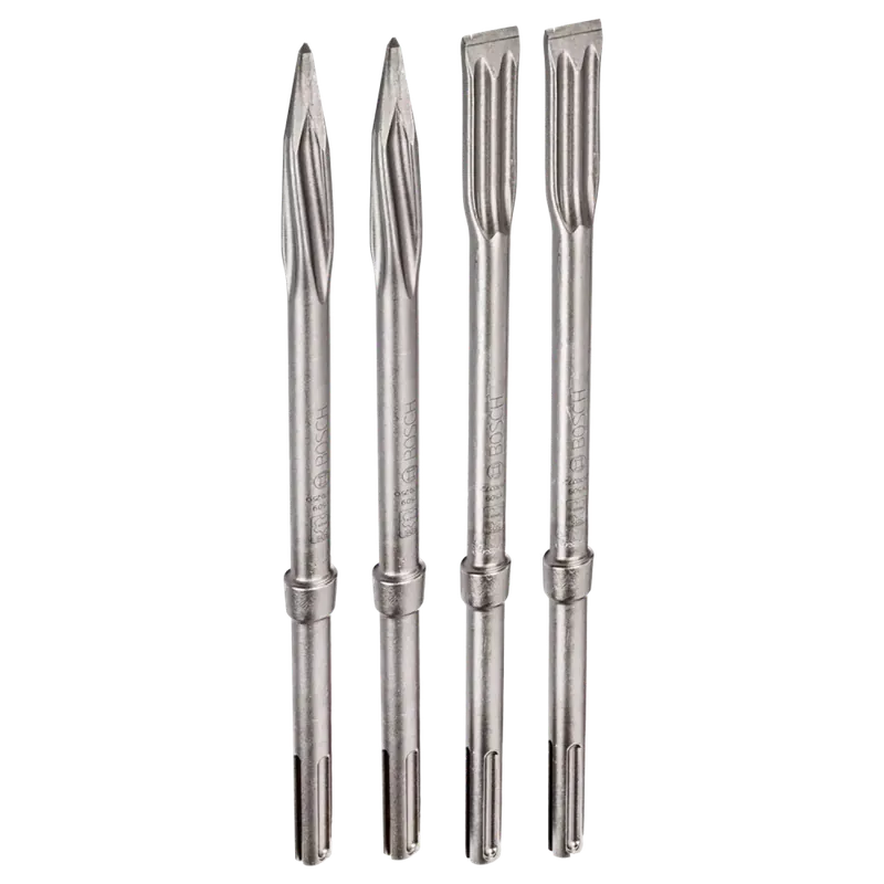 Bosch 2607017368 - Set 4 pièces burin SDS-Max, 400 x 25 mm