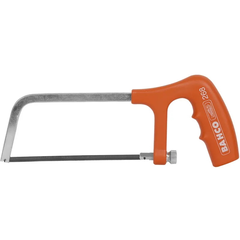 Bahco 268 - Mini-scies avec monture en acier et manche en fibre de verre 150 mm