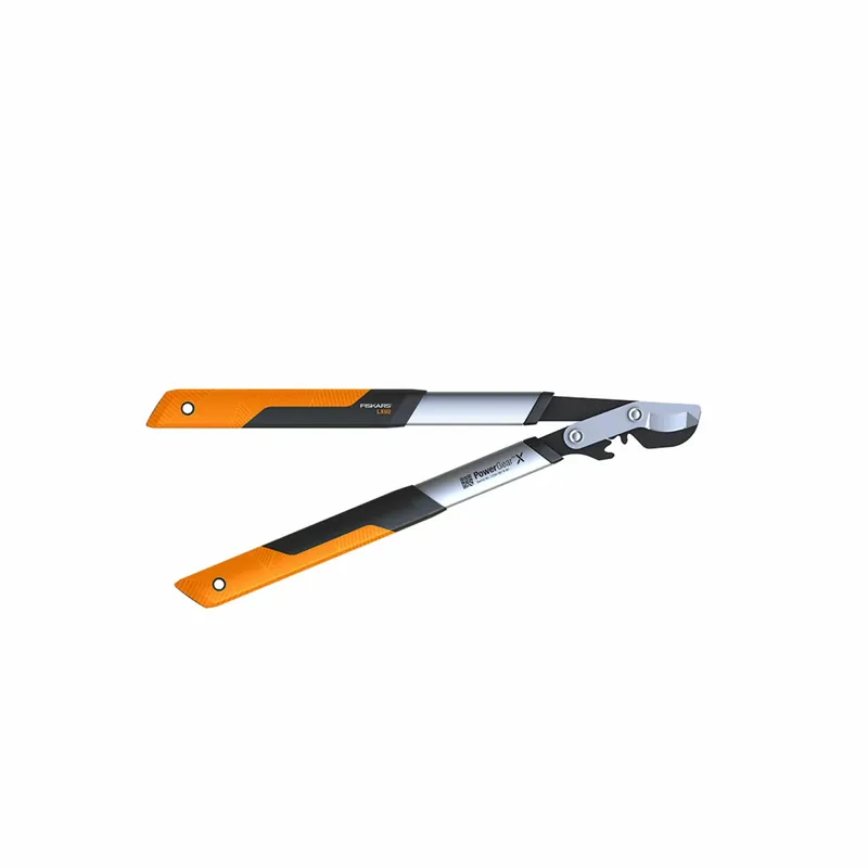 Fiskars - Coupe - branches à lames franches pour bois vert - Système à crémaillère PowerGear X - Taille L - Revêtement antiadhésif - Ø 5 cm