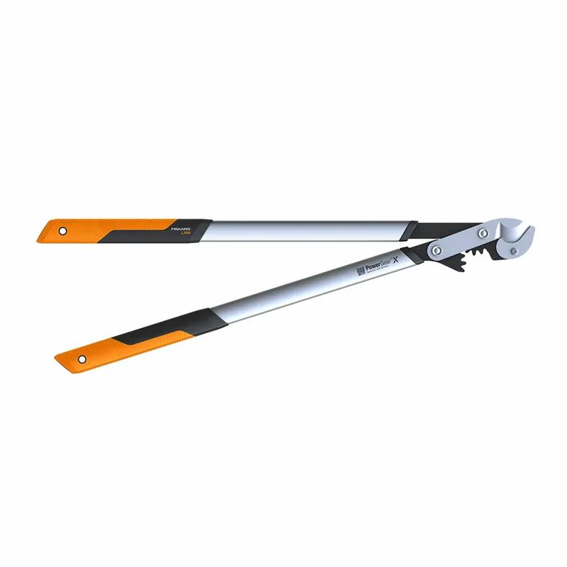 Fiskars - Coupe - branches à enclume pour bois sec et dur - Système à crémaillère PowerGear X - Taille L - Ø 5,5 cm - Revêtement antiadhésif