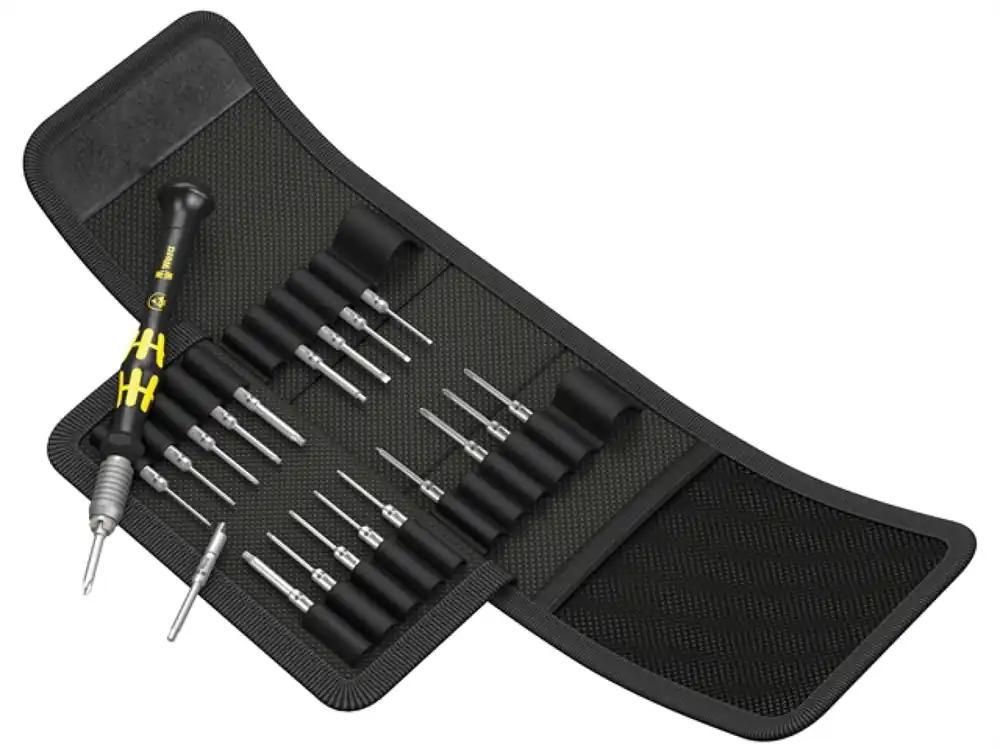 Wera 05073671001 20 pièces Kraftform Kompakt Micro 20 ESD 1 Jeu de tournevis dans un étui